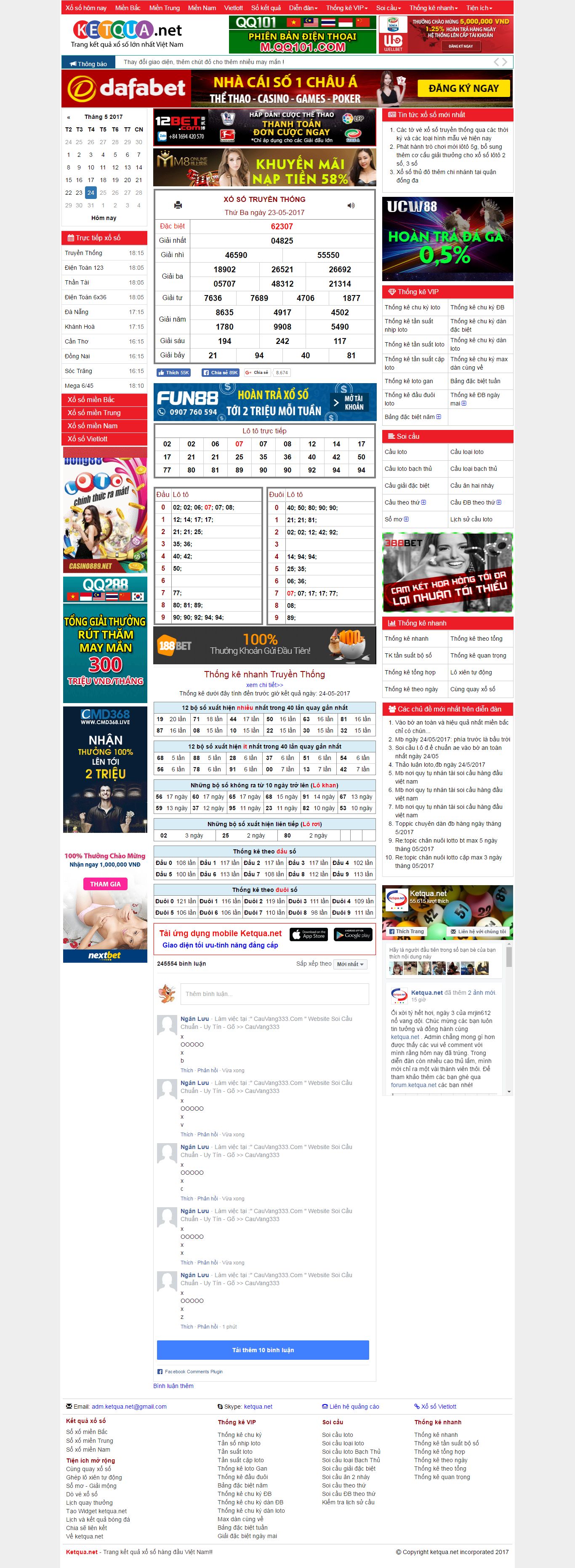 Thiết kế website kết quả xổ số đẹp, chuyên nghiệp chuẩn SEO